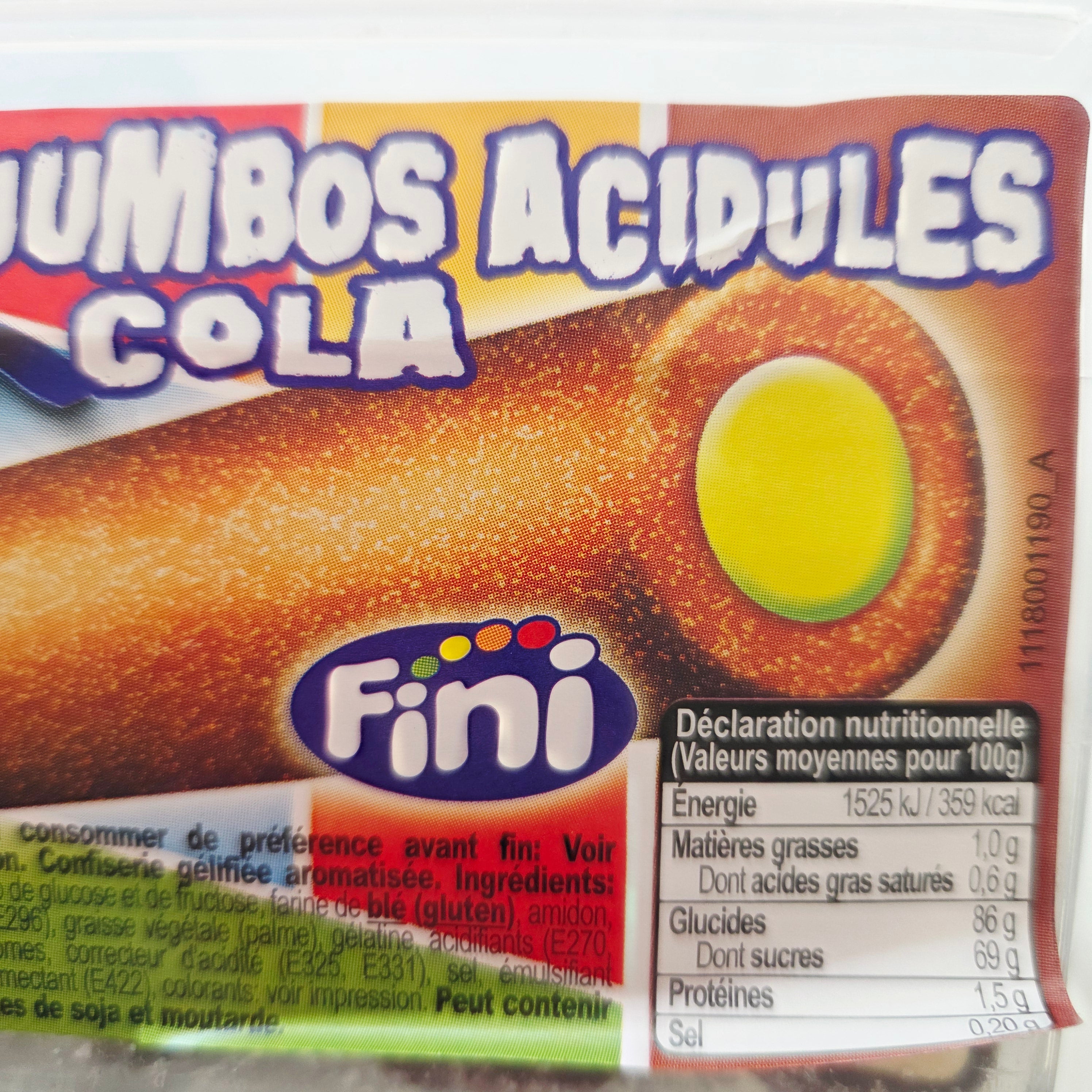 Jumbos Cola Fizz FINI (X1)